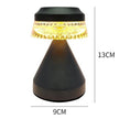Lampe Champignon Année 70 Noire Avec Effet Cristal Lumineux