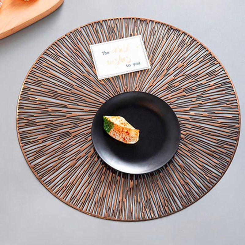 Set De Table Vinyle Luxe Résistant À La Chaleur