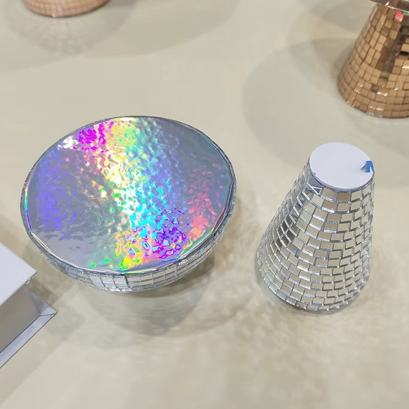 Lampe Champignon Style Discothèque Avec Reflets Brillants