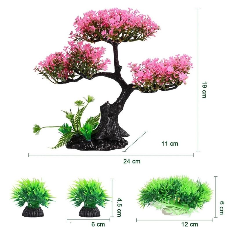 Plante Pour Terrarium Artificielle En Lot Avec Arbre Décoratif
