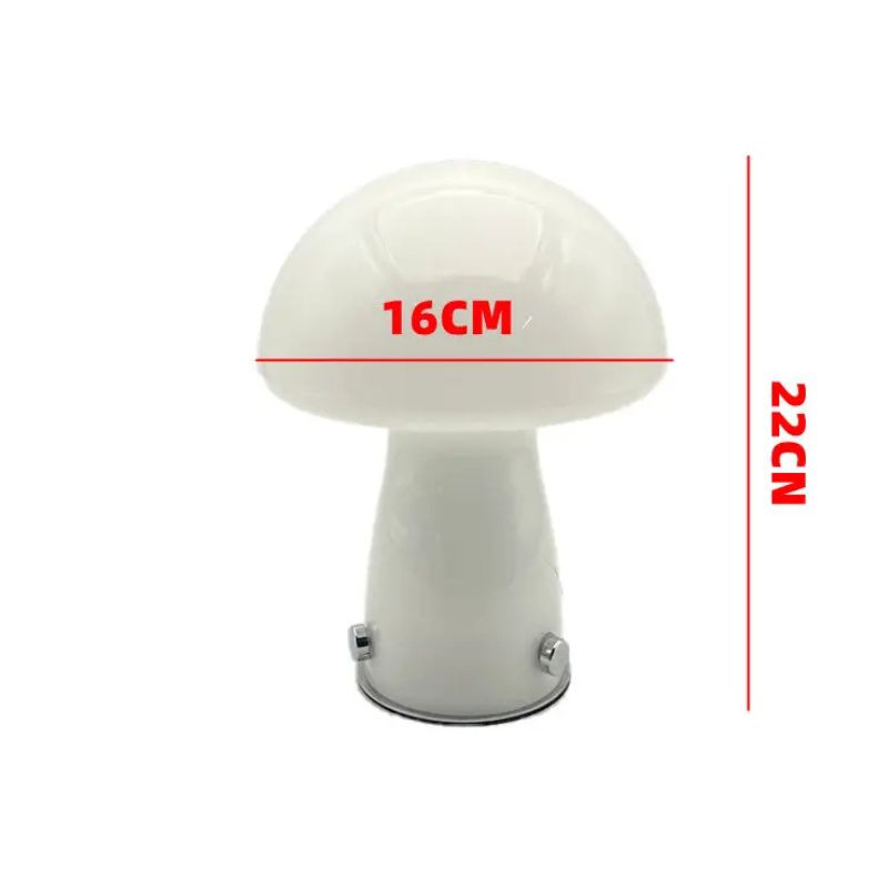 Lampe Champignon Année 70 En Verre Design Vintage