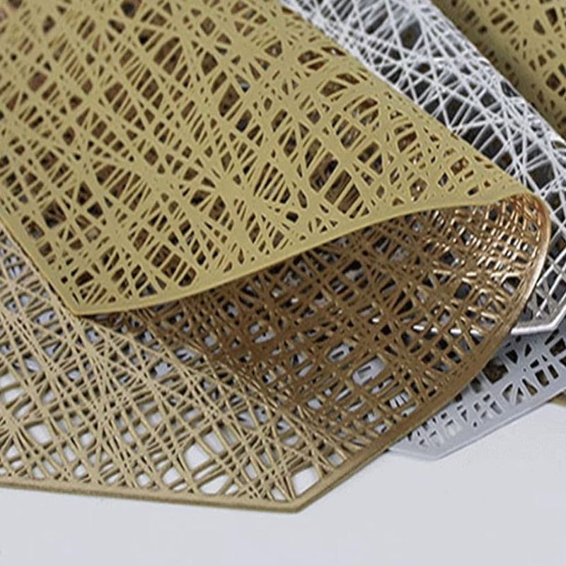 Set De Table Vinyle Octogonal Élégant Et Moderne