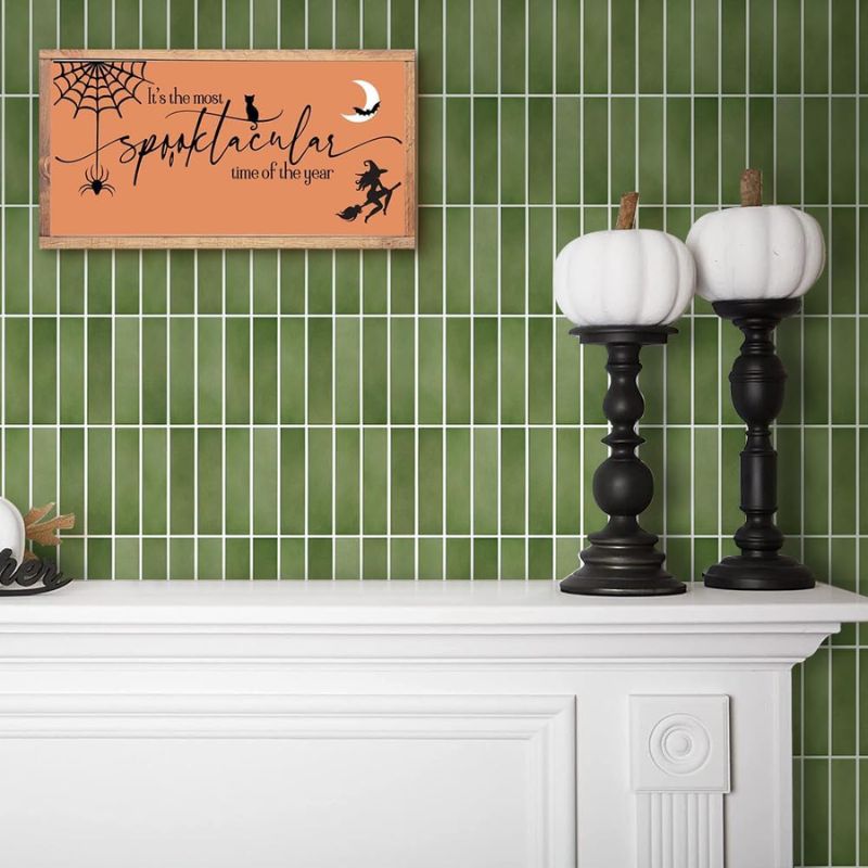 Panneau Mural Décoratif Avec Effet Carreaux 10 Pièces