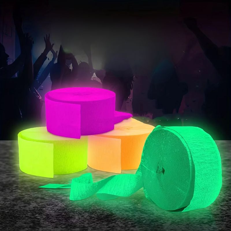 Décorations Festives Bandes Fluorescentes