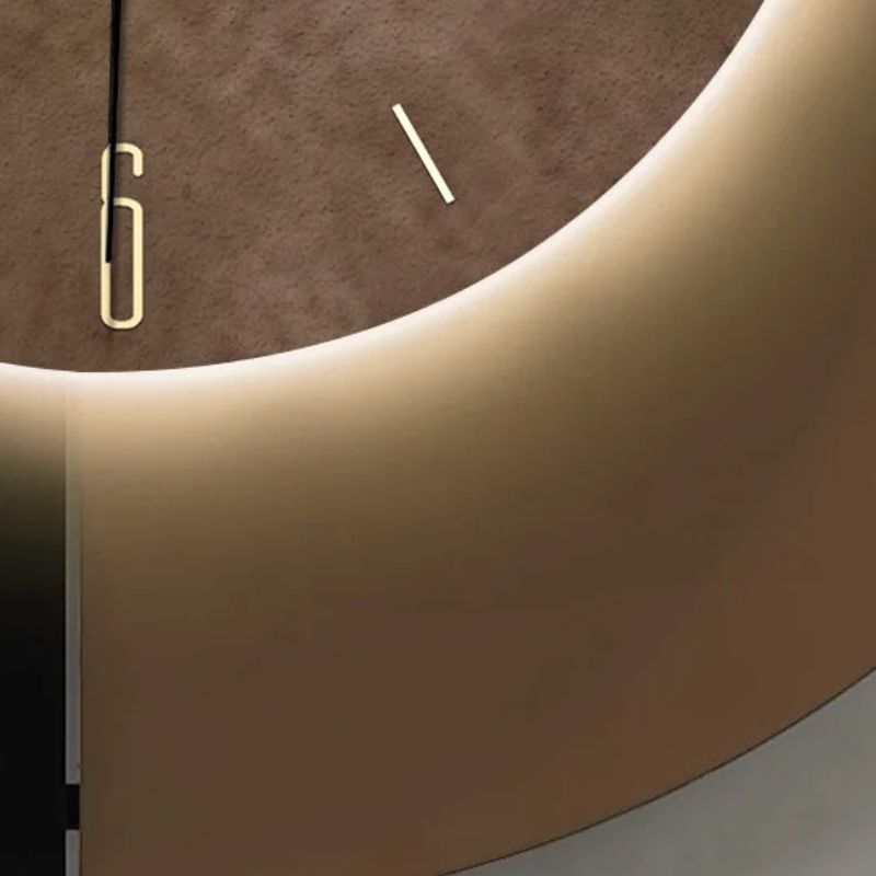 Horloge Parlante Murale Moderne Avec Design Artistique Et Commande Vocale