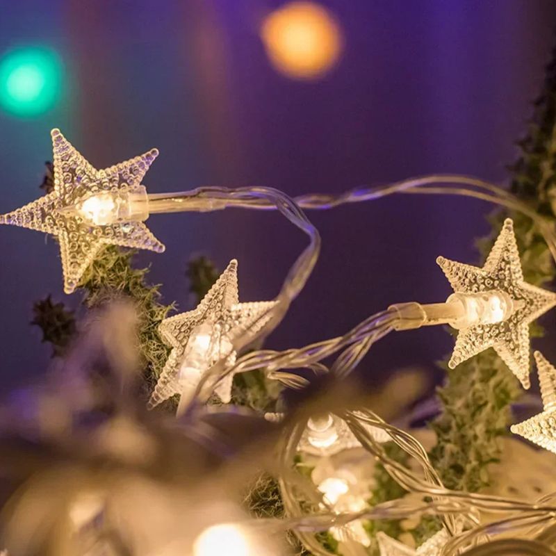 Guirlande LED Étoiles Lumineuses