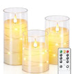 Bougies LED Rechargeables Avec Télécommande Lot de 3