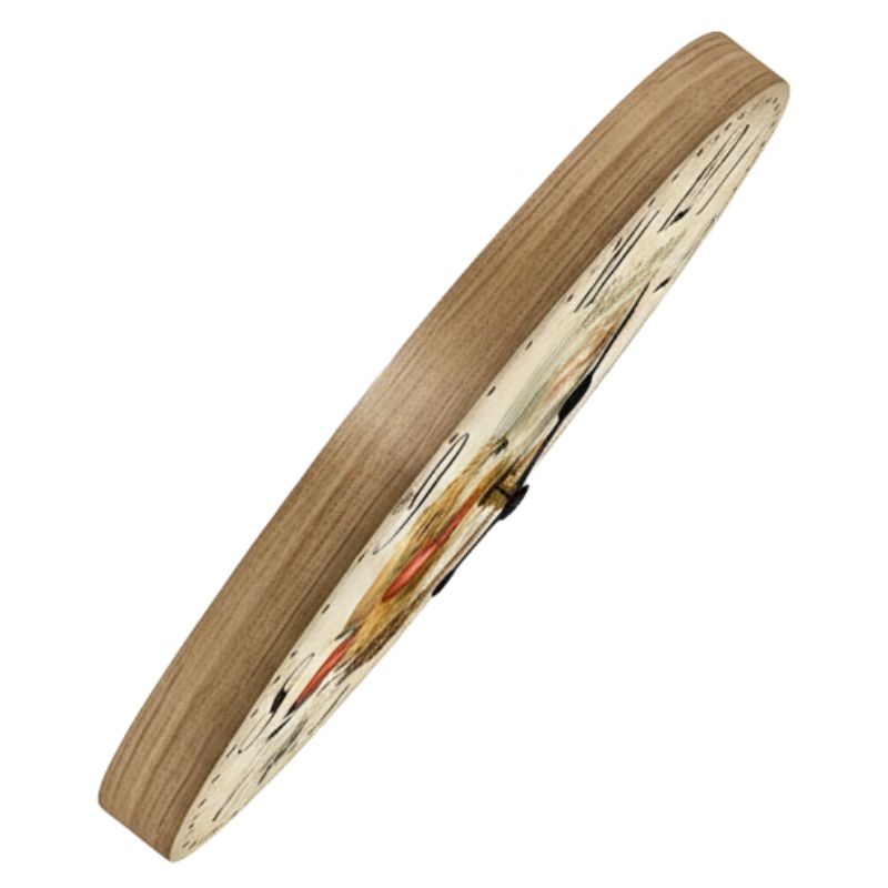 Horloge En Bois Décorative Avec Illustration Cuisine Méditerranéenne