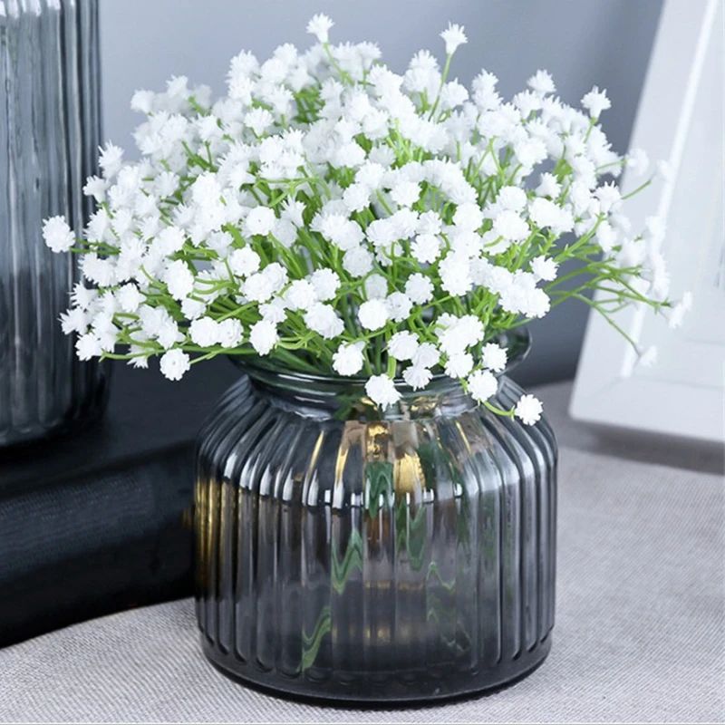 Fleur Artificielle Blanc Gypsophile Délicat