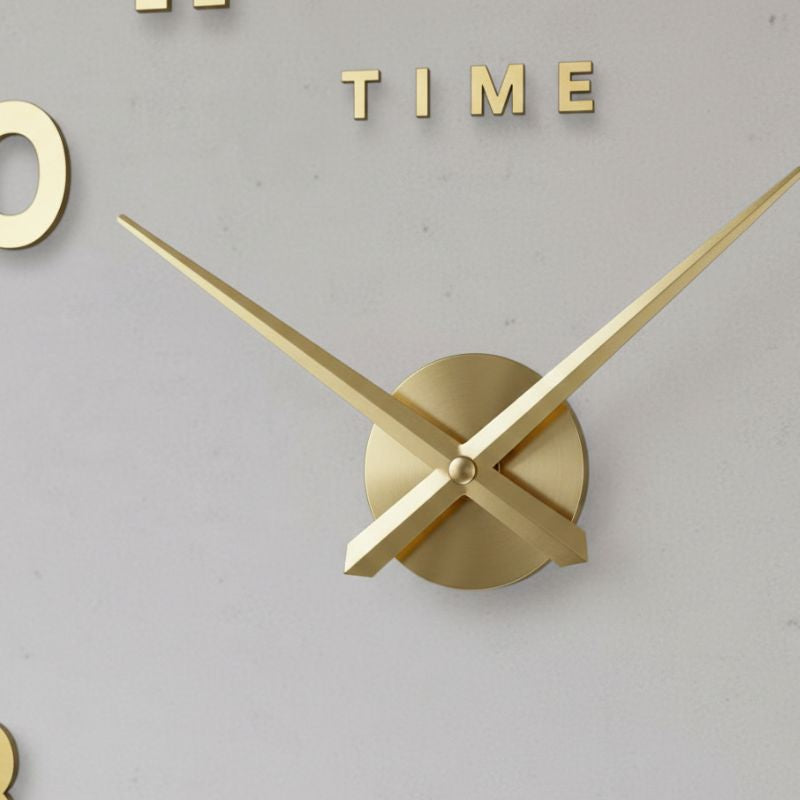 Grande Horloge Murale Moderne Style Luxe