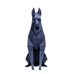 Sculpture Papier Doberman 3D