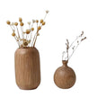 Vase de Table en Bois Rustique