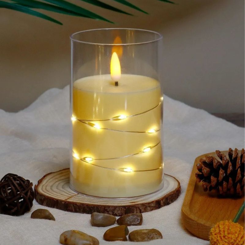 Bougies LED Rechargeables Avec Télécommande Lot de 3