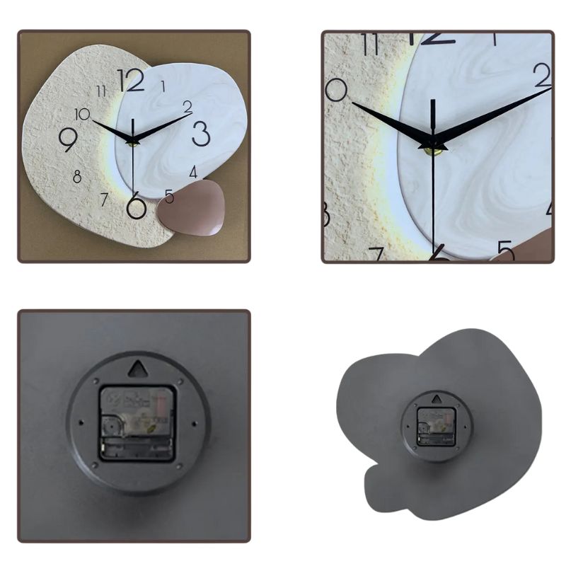 Horloge Murale Moderne Design Abstrait