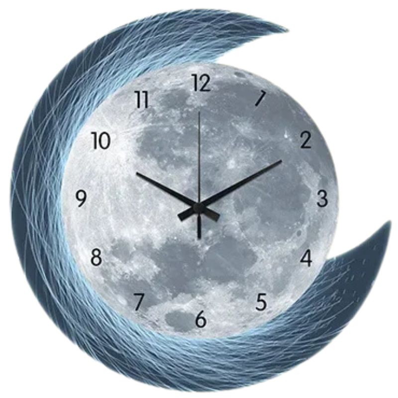 Horloge Murale Design Astronomique Avec Éclairage LED