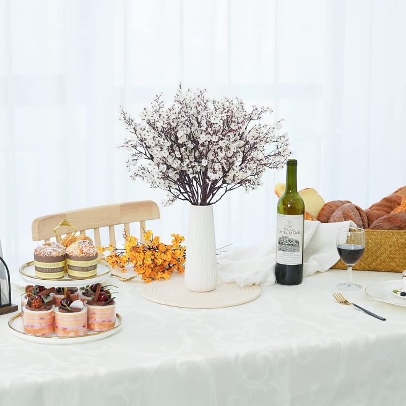 Fleur Artificielle Blanc Gypsophile En Branche Fine