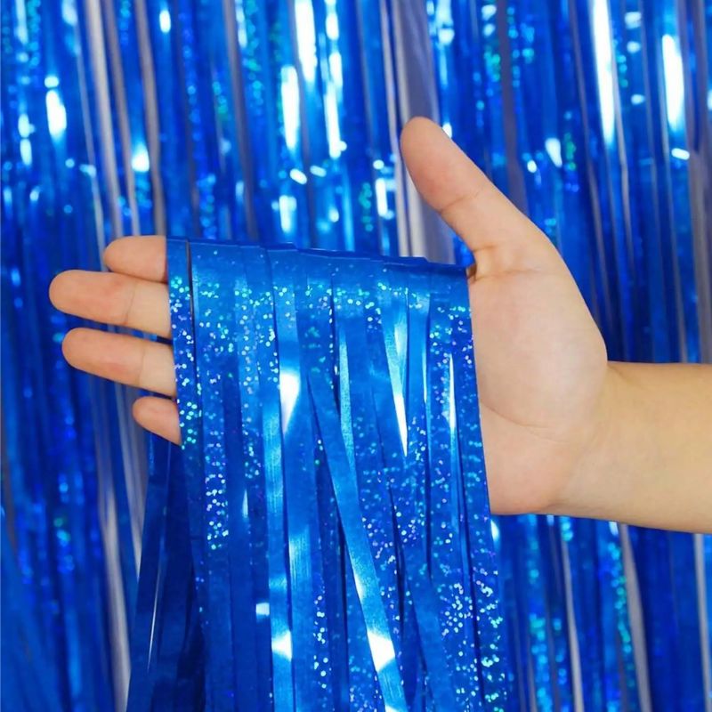 Décorations Festives Rideaux Métalliques À Franges