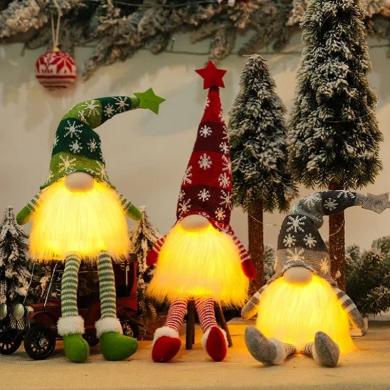 Décorations de Noël Grand Gnome 35 cm