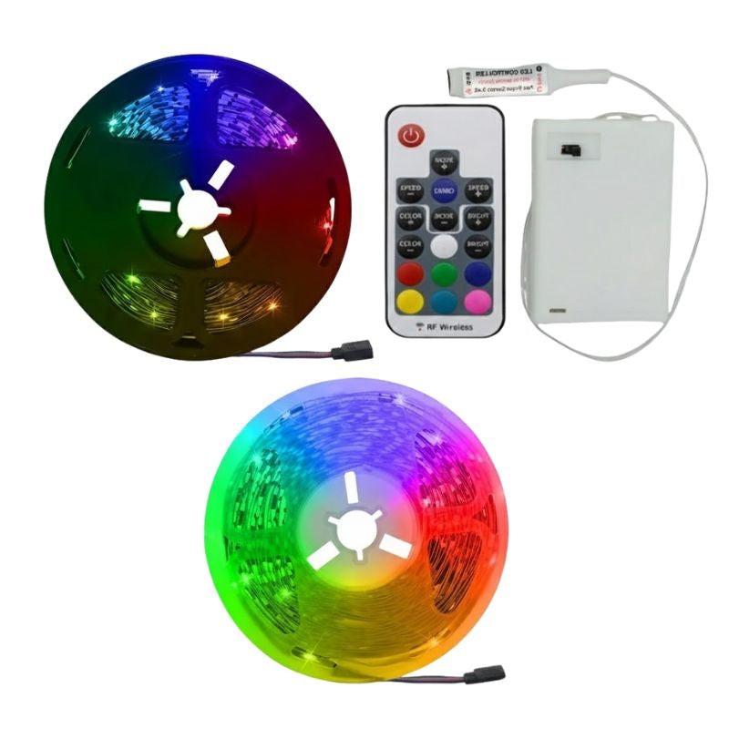 Guirlande LED Avec Contrôle À Distance Et Effet Lumineux Dynamique