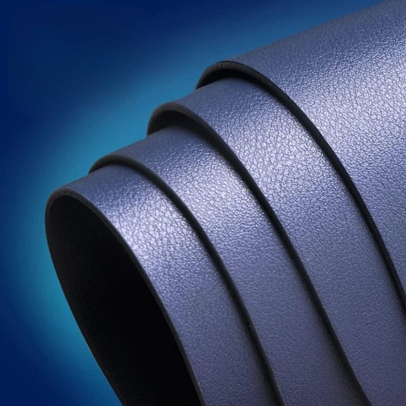 Set De Table Cuir Ovale Design Moderne Lot de 2 Pièces