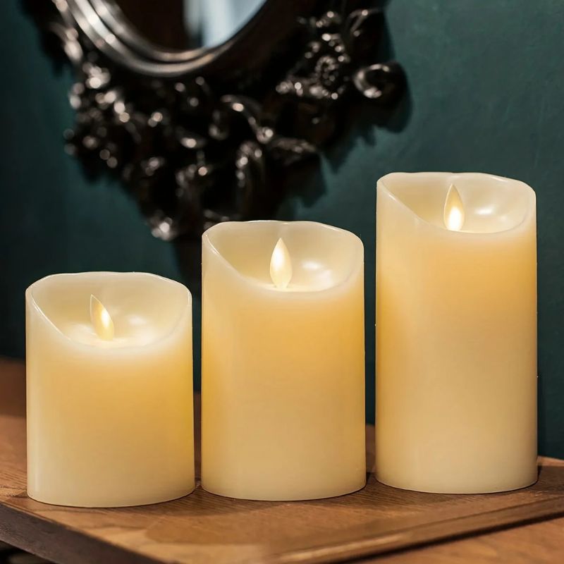 Bougies LED Électrique Sans Flamme Effet Réaliste