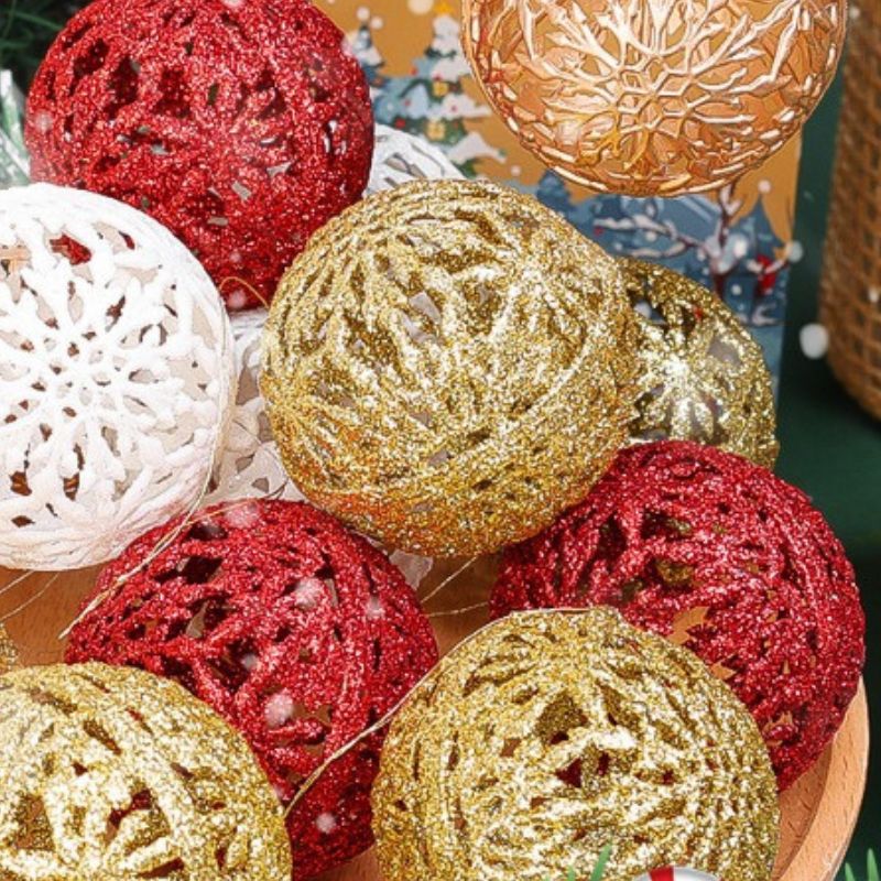 Décorations de Noël Boules Brillantes