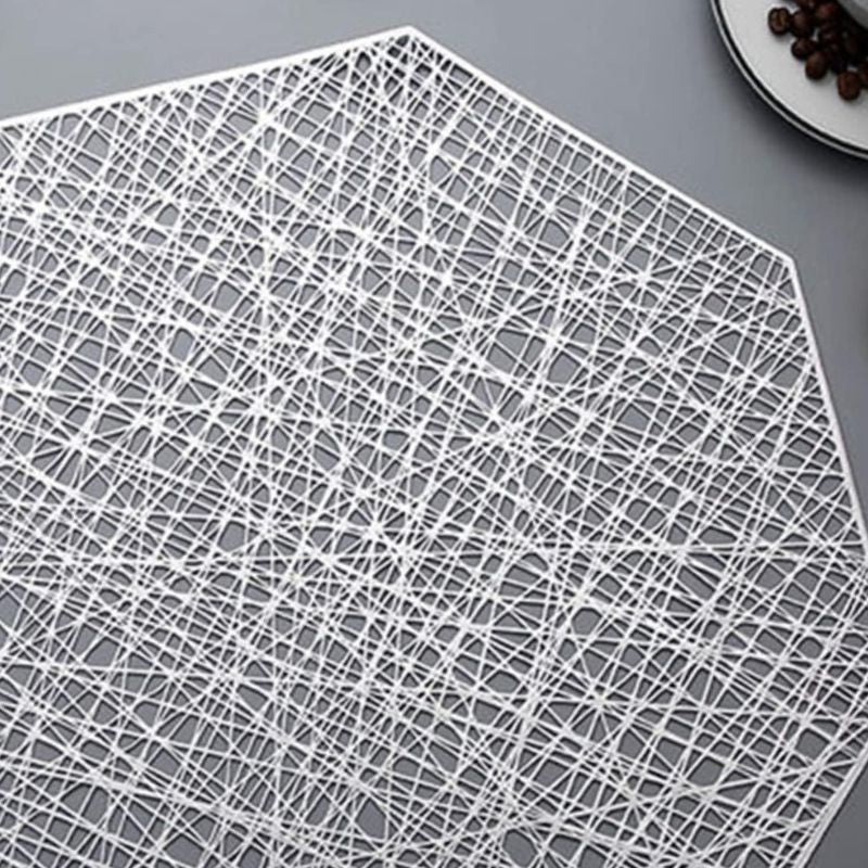 Set De Table Vinyle Octogonal Élégant Et Moderne