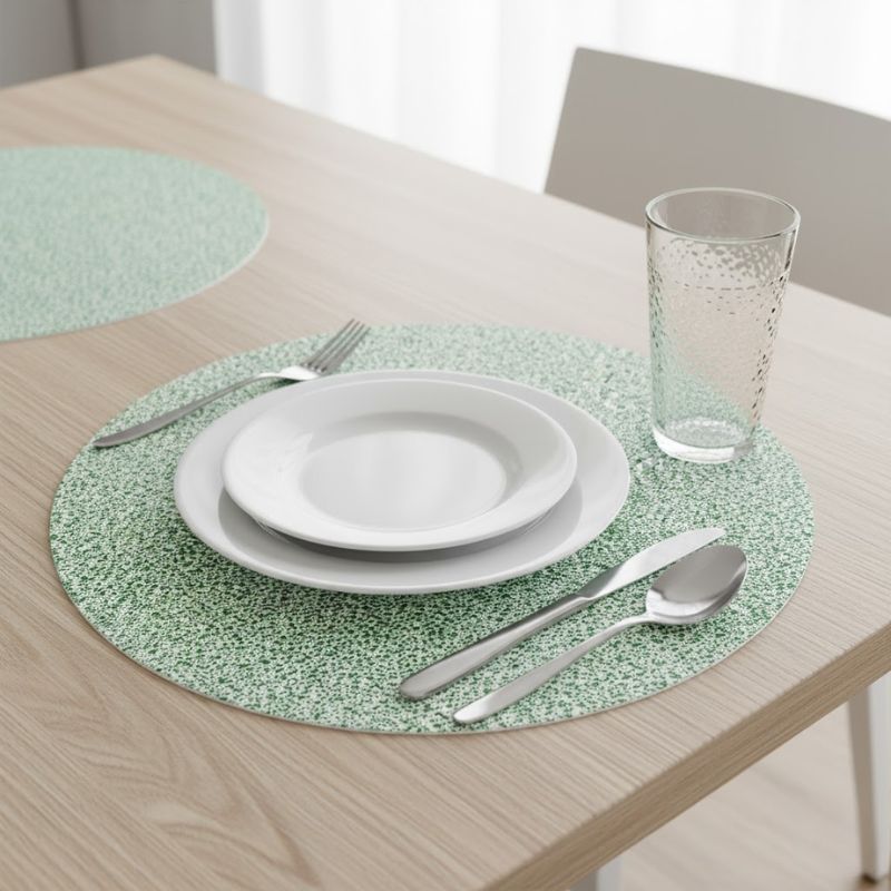 Set De Table En Papier Jetable Rond 30 Pièces