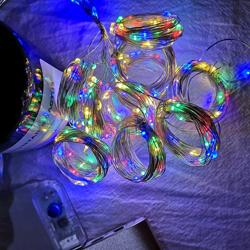 Rideaux Lumineux Guirlande LED Avec Télécommande