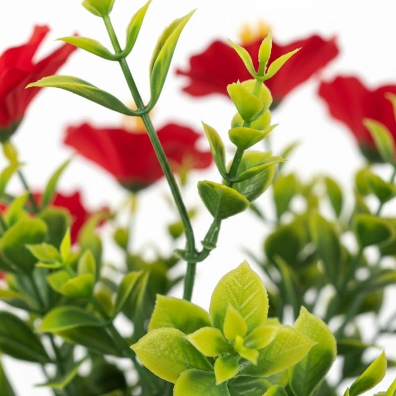 Guirlande De Fleurs Artificielles En Suspension Avec Fleurs Denses