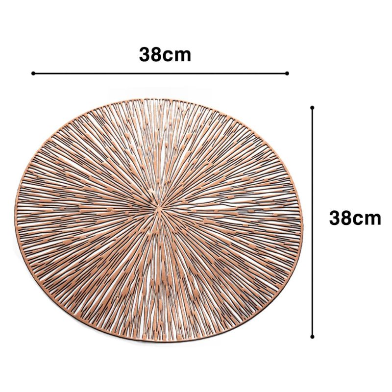 Set De Table Vinyle Luxe Résistant À La Chaleur