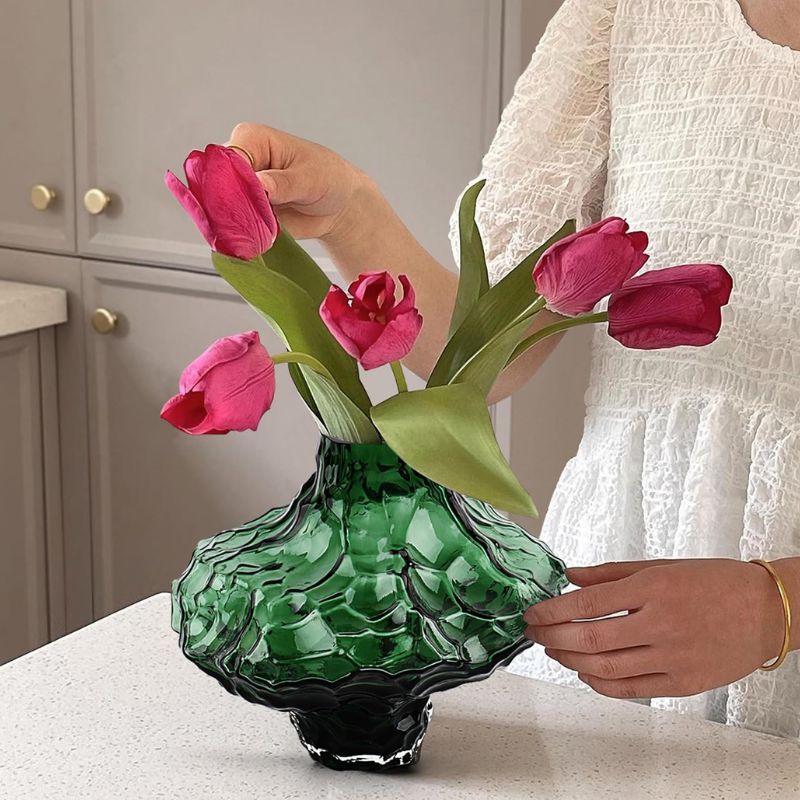 Vase Murrano en Verre Style Nordique