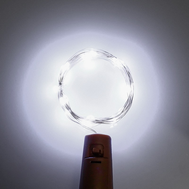 Guirlandes à Piles LED Lumineuses pour Bouteilles