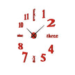Grande Horloge Murale Autocollante 3D