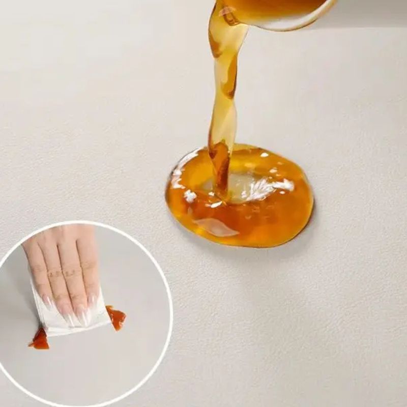 Set De Table En Forme De Nuage En Cuir Imperméable Et Lavable
