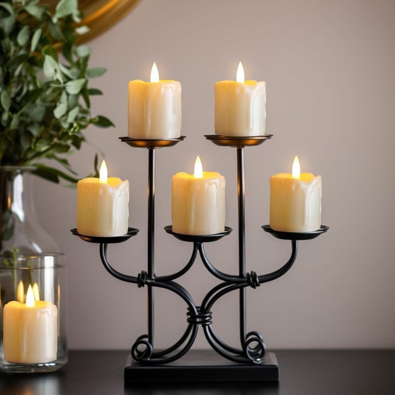 Bougie LED Rechargeable Effet Flamme