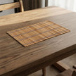 Set De Table Bambou Naturel Et Résistant