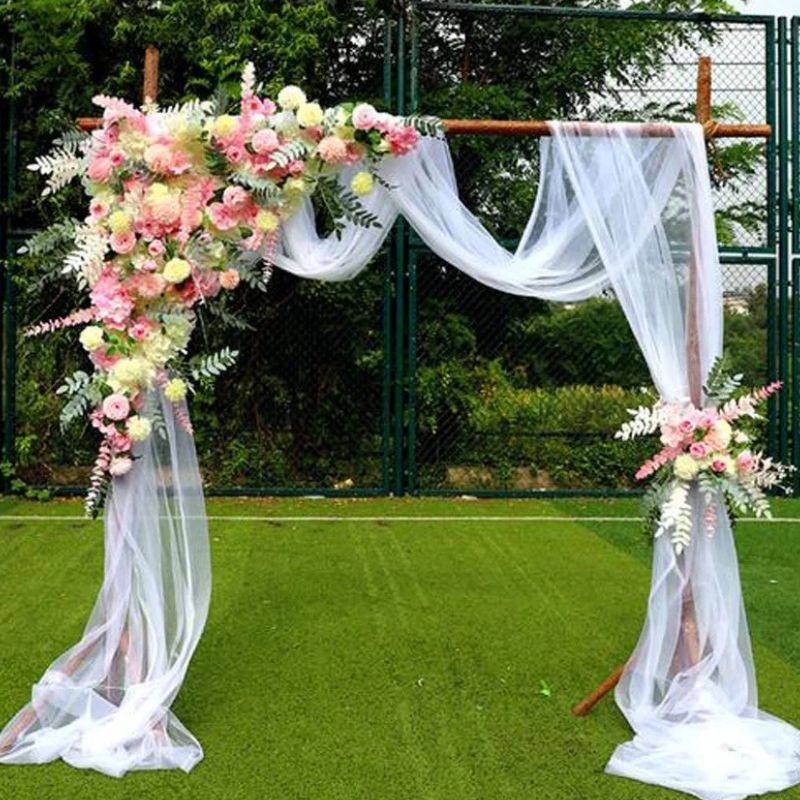 Décoration de Fête Rouleau de Tulle pour Allée Nuptiale et Arc Floral
