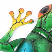 Sculpture Gecko En Métal Avec Couleurs Vives