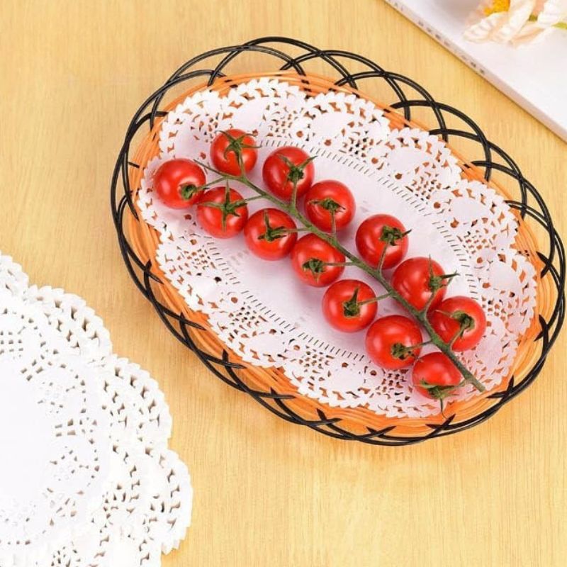 Set De Table En Papier Dentelle Élégant 150 Pièces