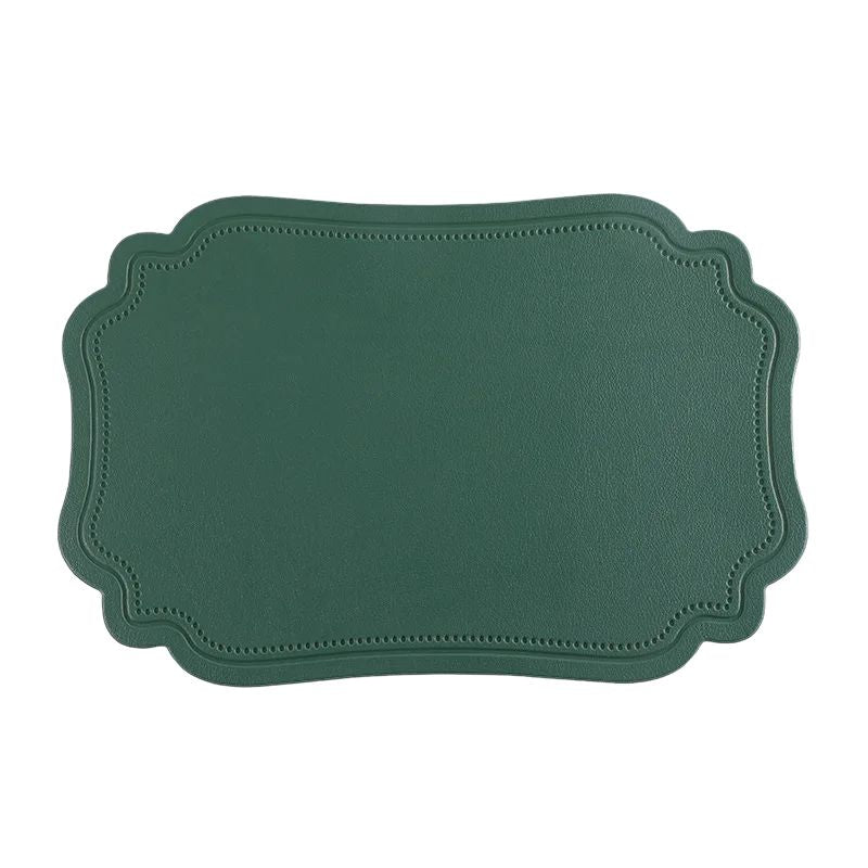 Set De Table Cuir Luxe Imperméable Et Thermique