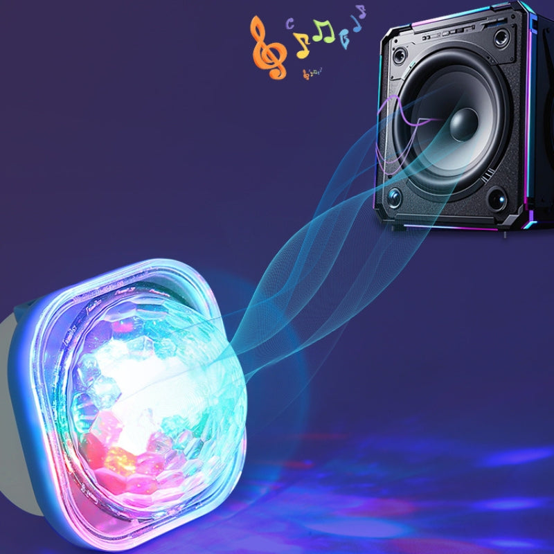 Éclairage de Soirée LED Bracelet Disco avec Projection Lumineuse