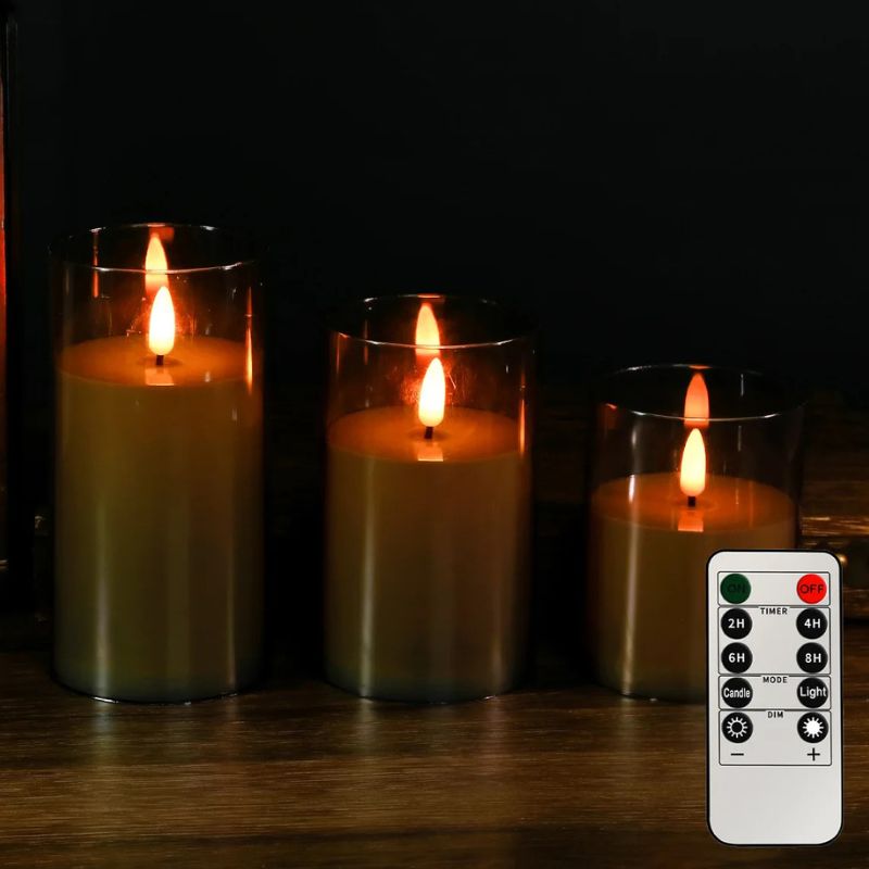 Bougie LED Ambiance Chaleureuse