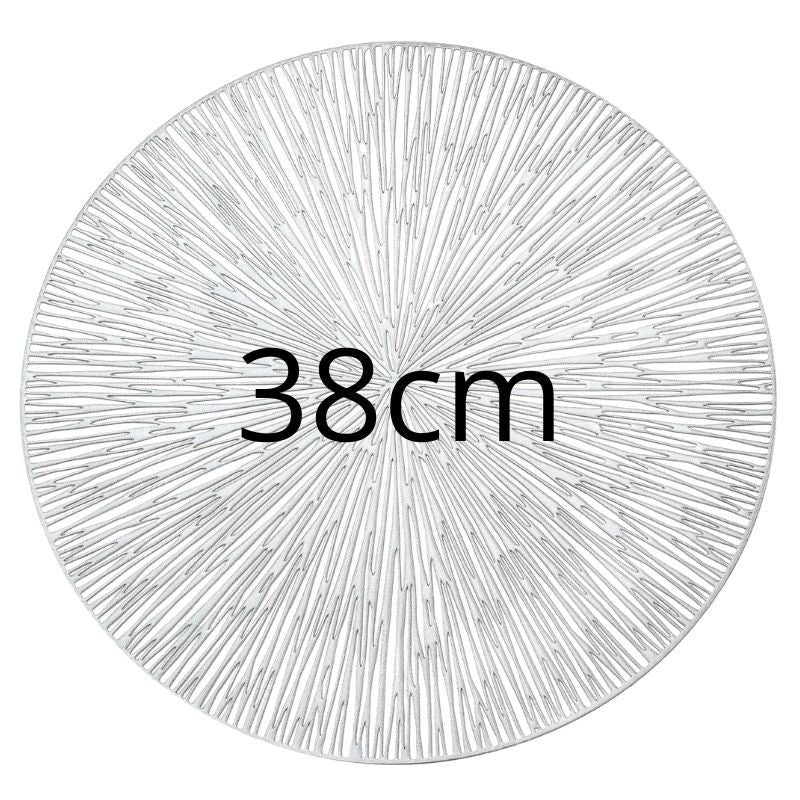 Set De Table Vinyle Brillant Et Lavable 6 Pièces