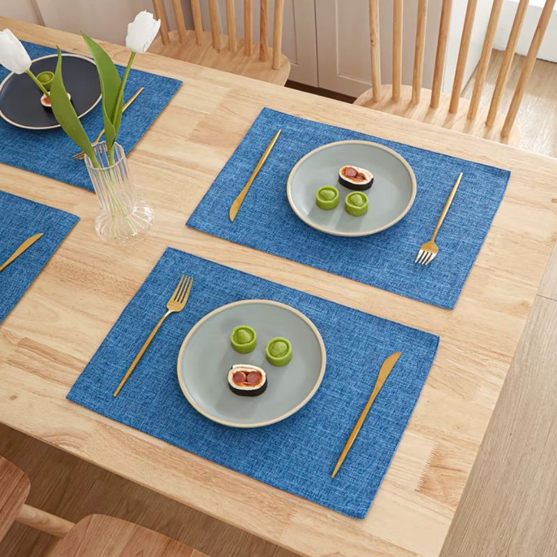 Set De Table En Lin Lavable Et Antidérapant