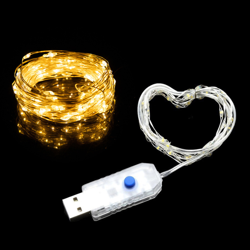 Guirlandes USB Fil de Cuivre LED Flexible