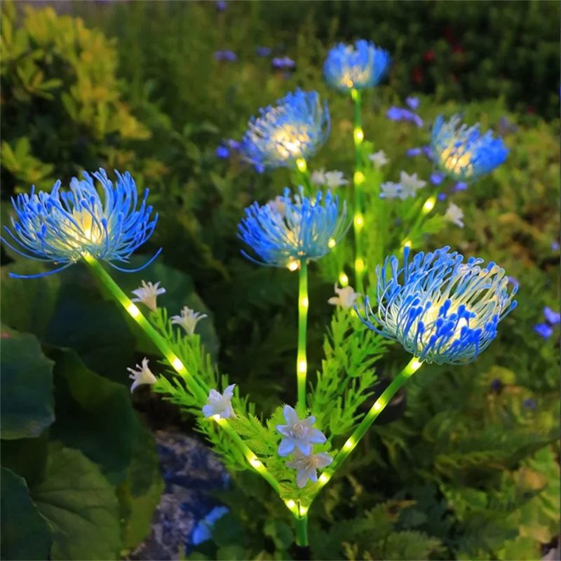 Éclairages Solaires de Jardin en Forme de Fleurs