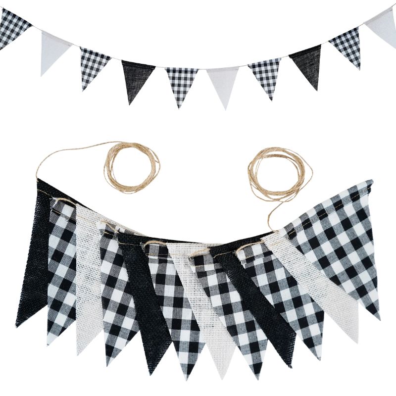 Accessoires Guinguette Avec Fanions Rétro