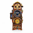 Aimant Réfrigérateur Horloge Astronomique de Prague, magnet décoratif coloré inspiré de l’horloge de Prague