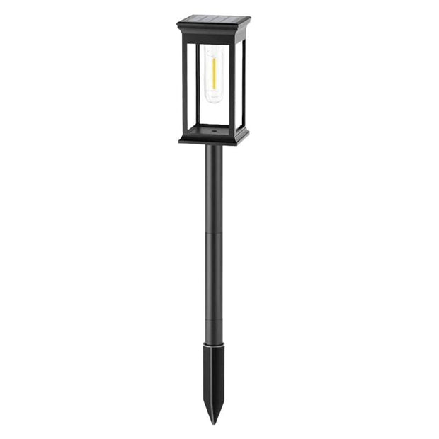 Bornes Lumineuses LED Solaires Étanches Design Rétro